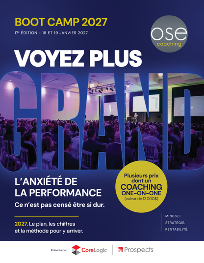 Le Boot Camp OSE Coaching 2027